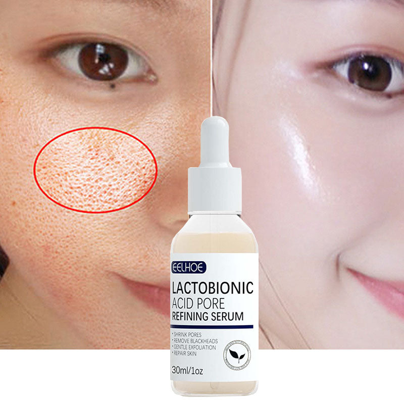 Shrink Pores Face Firm Moisturizing Essence Lactobionic Acid Facial Serum Repair Pores
